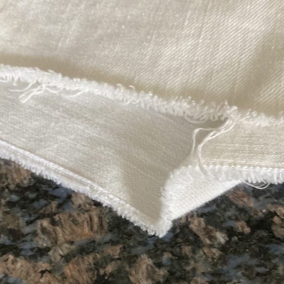 MADEWELL WHITE DENIM SHORTS SIZE 27 - Picture 5 of 7